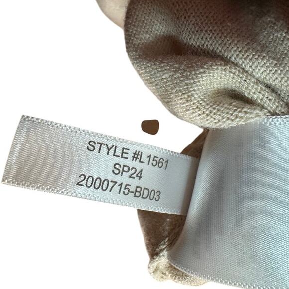 J.Crew 100% Cotton Beige Lightweight Crewneck Sweater Women’s Large - Picture 5 of 5